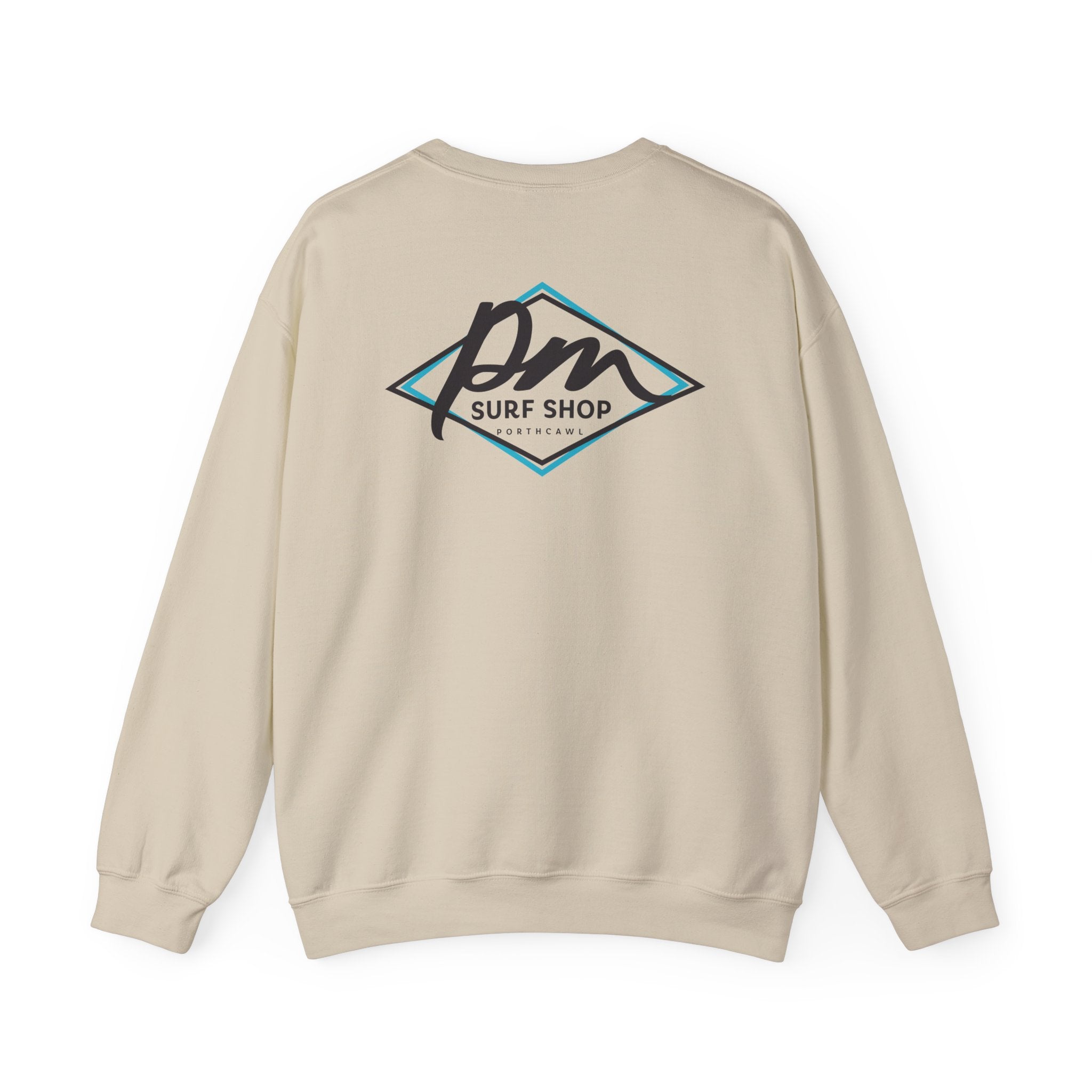 Porthcawl Marine Diamond Logo - Sand Crewneck Sweatshirt