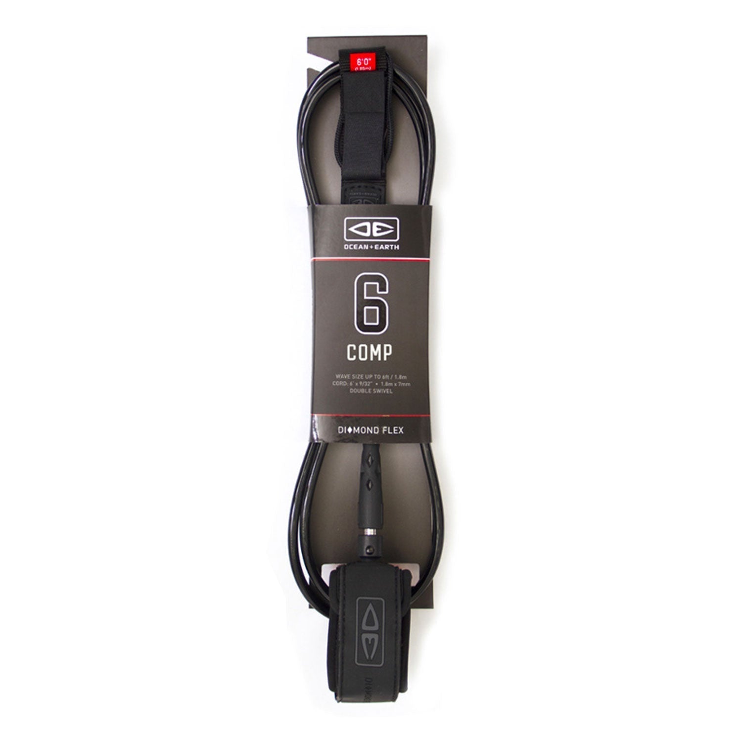 Ocean and earth Diamond flex 6ft comp leash