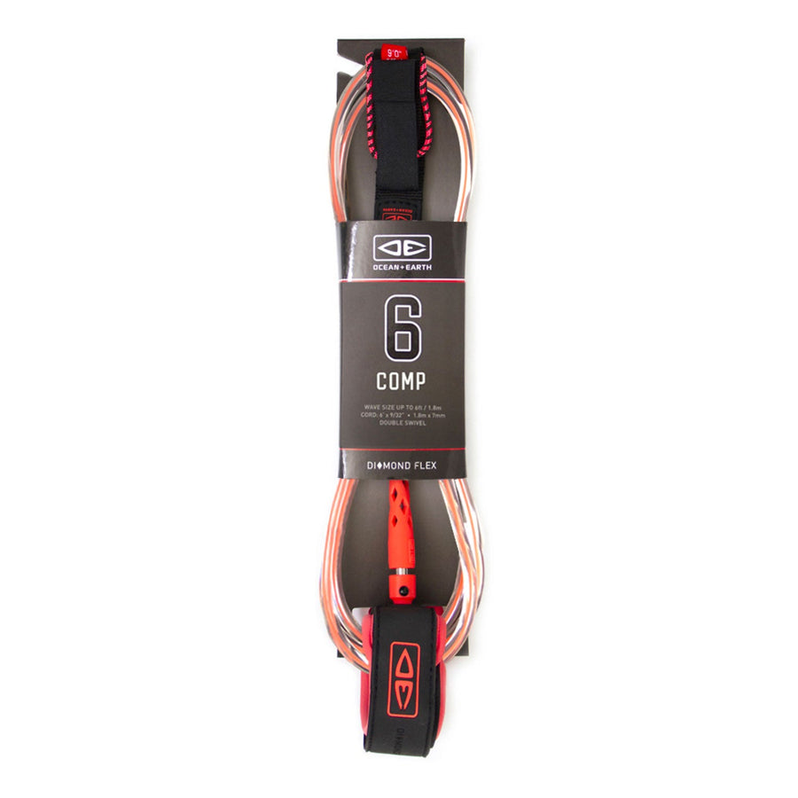 Ocean and earth Diamond flex 6ft comp leash