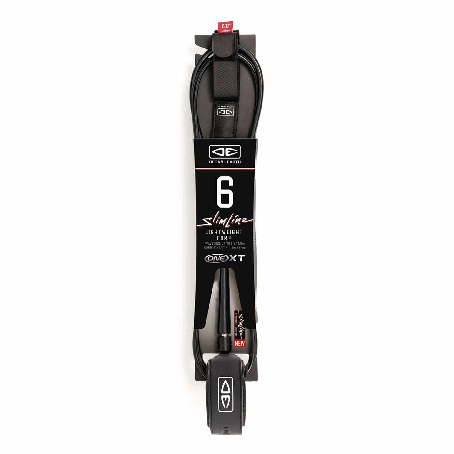 Ocean and earth Slimline Lightweight Comp One-XT 6ft Leash