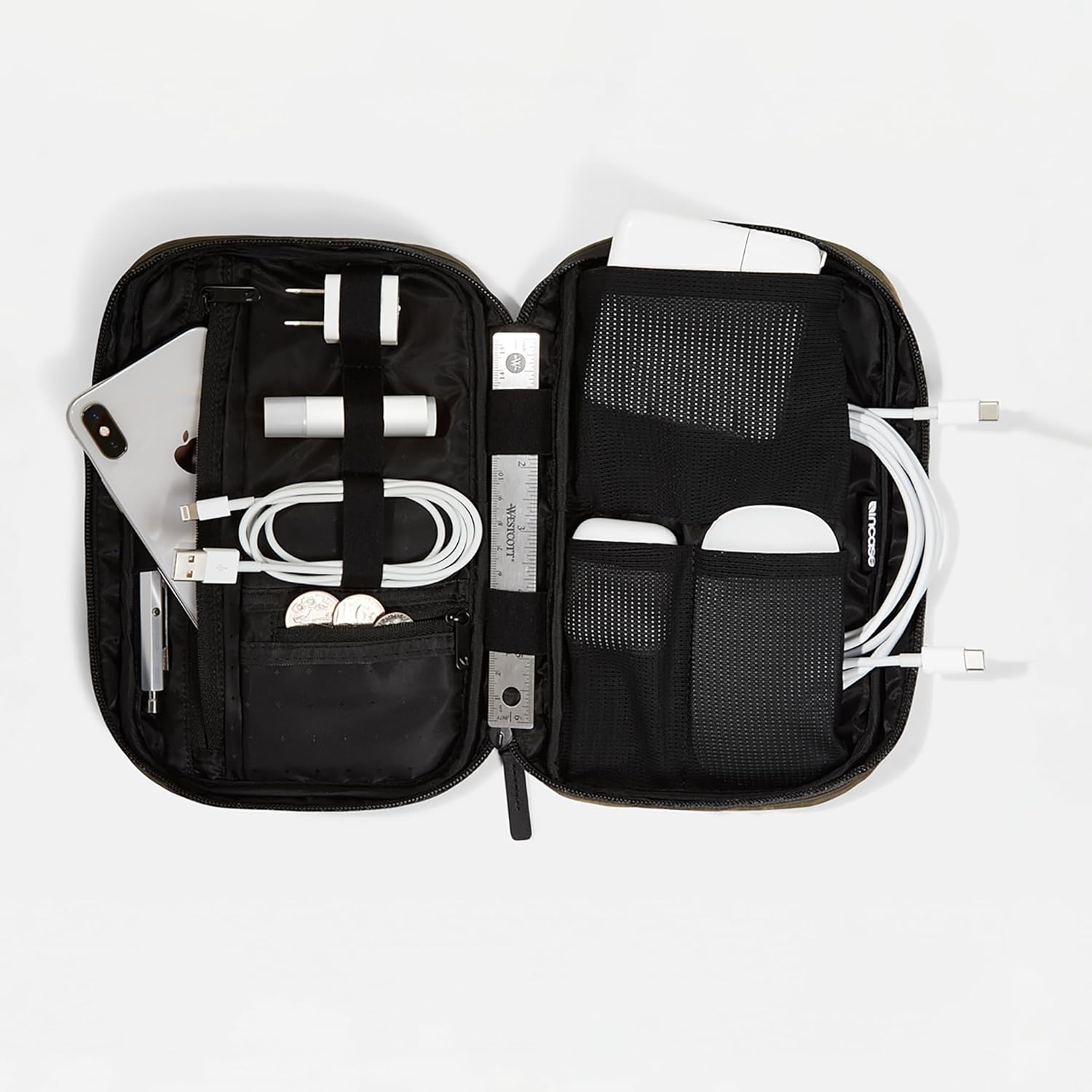 INCASE Nylon Organiser - Black