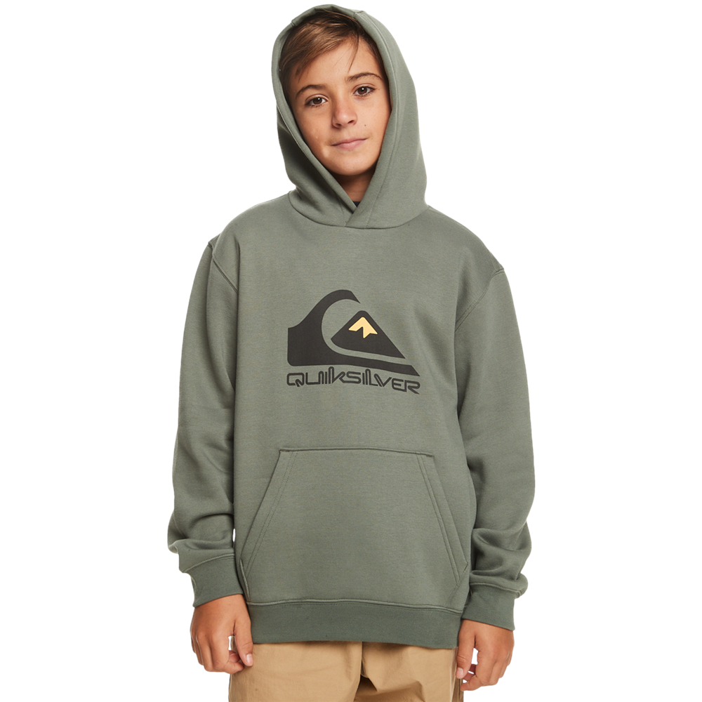 QUIKSILVER BOYS BIG LOGO HOODY - LAUREL WREATH