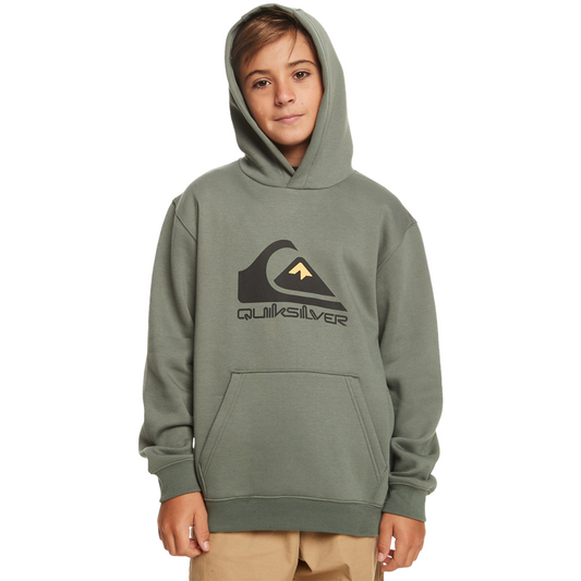 QUIKSILVER BOYS BIG LOGO HOODY - LAUREL WREATH