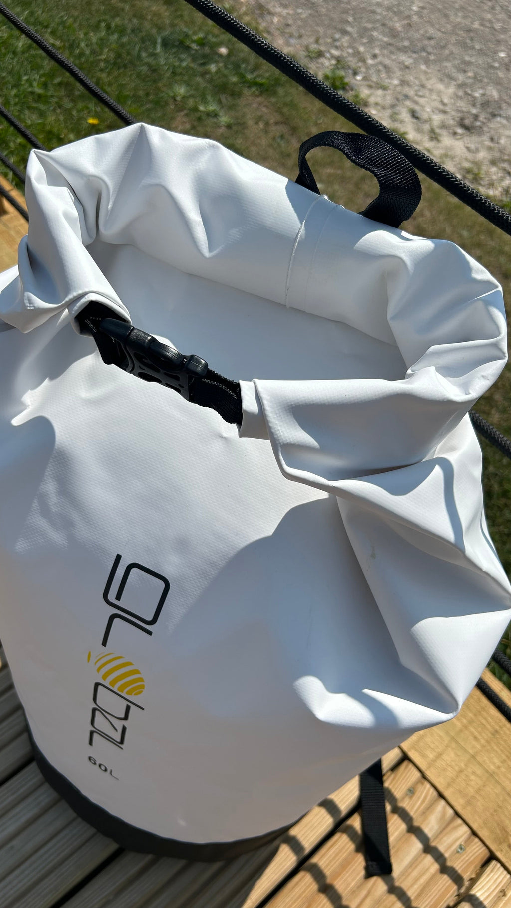 60ltr Global Dry Bag - Back Pack Style with reinforced adjustable straps. EX DISPLAY
