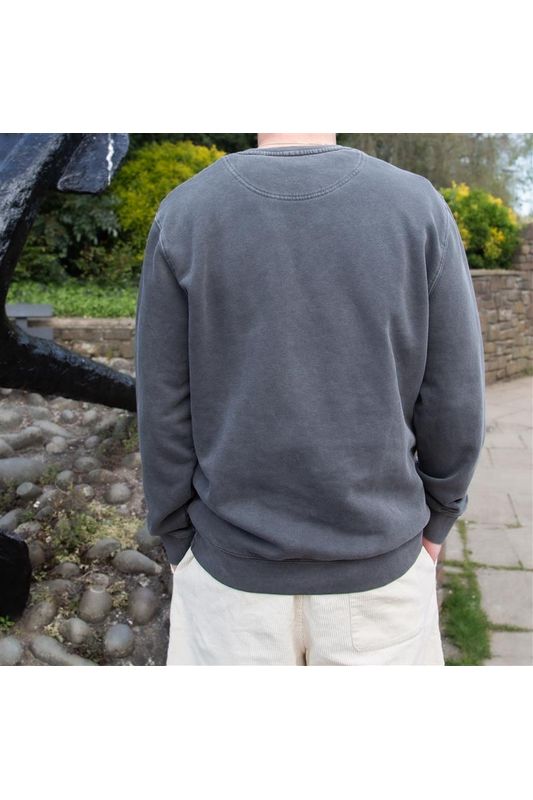 BamBooBay Seamus Sailor Crewneck Charcoal Overdye