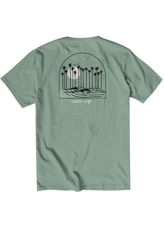 Vissla Out Front Organic PKT Tee - Jade