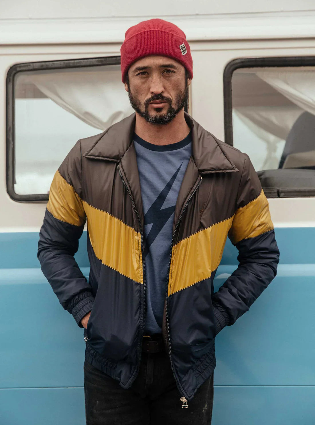 Lightning Bolt 70'S BOMBER JACKET