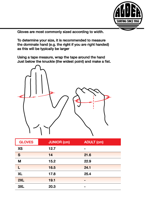 Alder EDGE 3mm Wetsuit Gloves