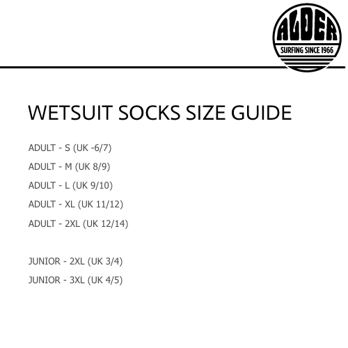 Alder ATOM 3mm Wetsuits Socks