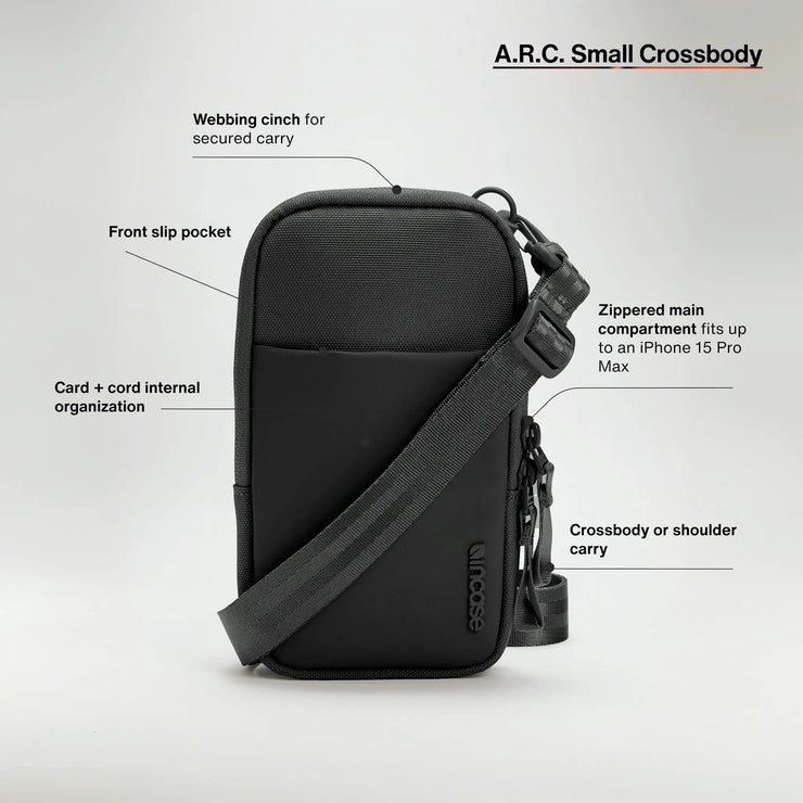 INCASE A.R.C. Small Crossbody Bag With ReSpun 100% Recycled Polyester