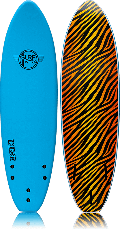 Surfworx Foamie Hellcat Light blue 7'6"