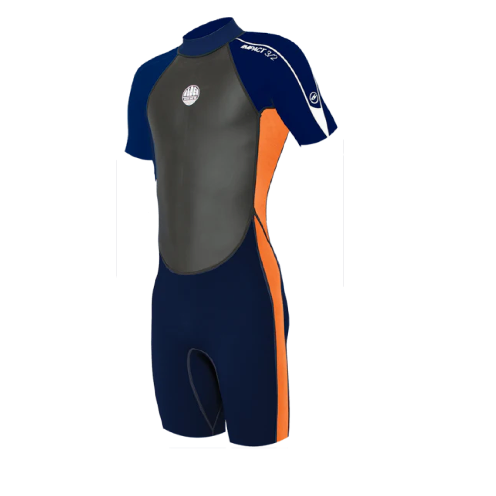 Alder Impact 3mm / 2mm Full back zip - Junior ORANGE