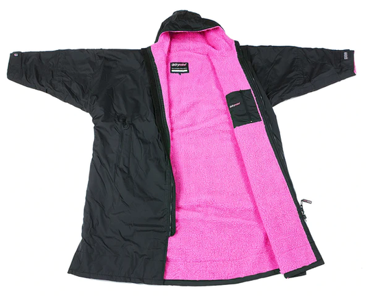 Dryrobe Advanced Long Sleeve - Black Pink