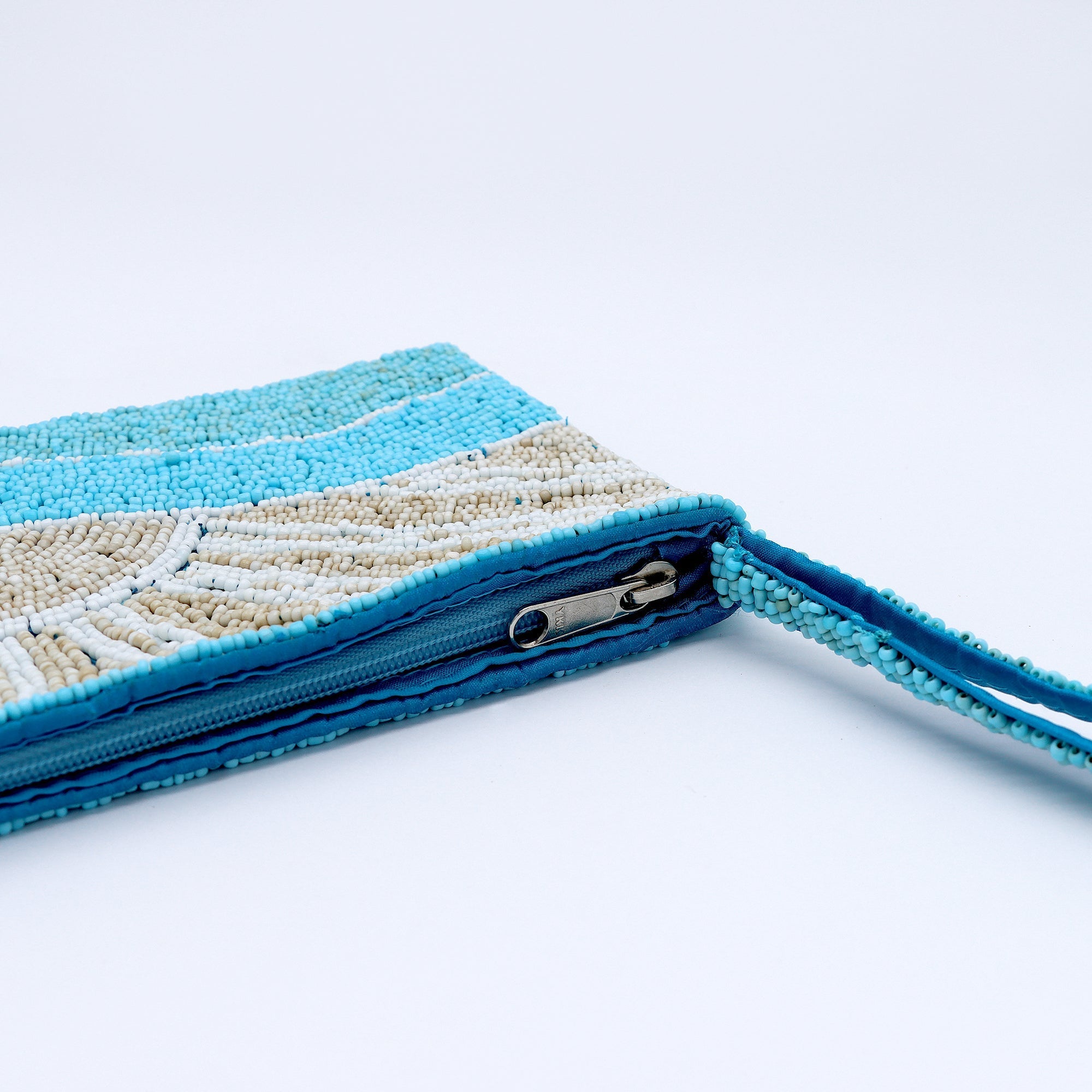 Large Sunrise Beaded Pouch