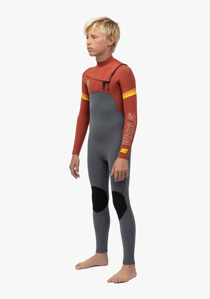 Vissla 7 Seas Boys Raditude 3-2 Full Chest Zip Wetsuit