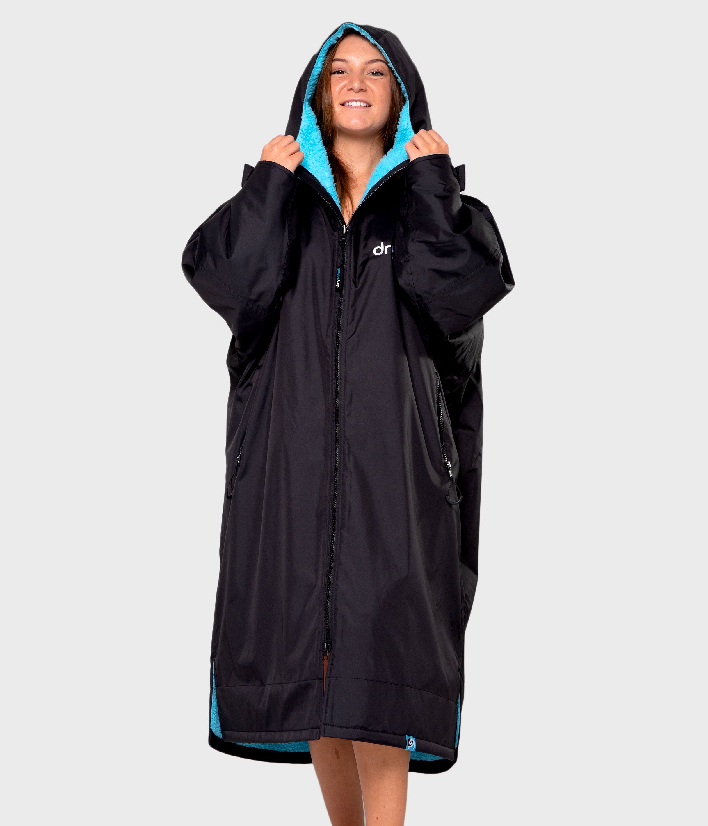DRYROBE - Advanced Long Sleeve - Black Blue