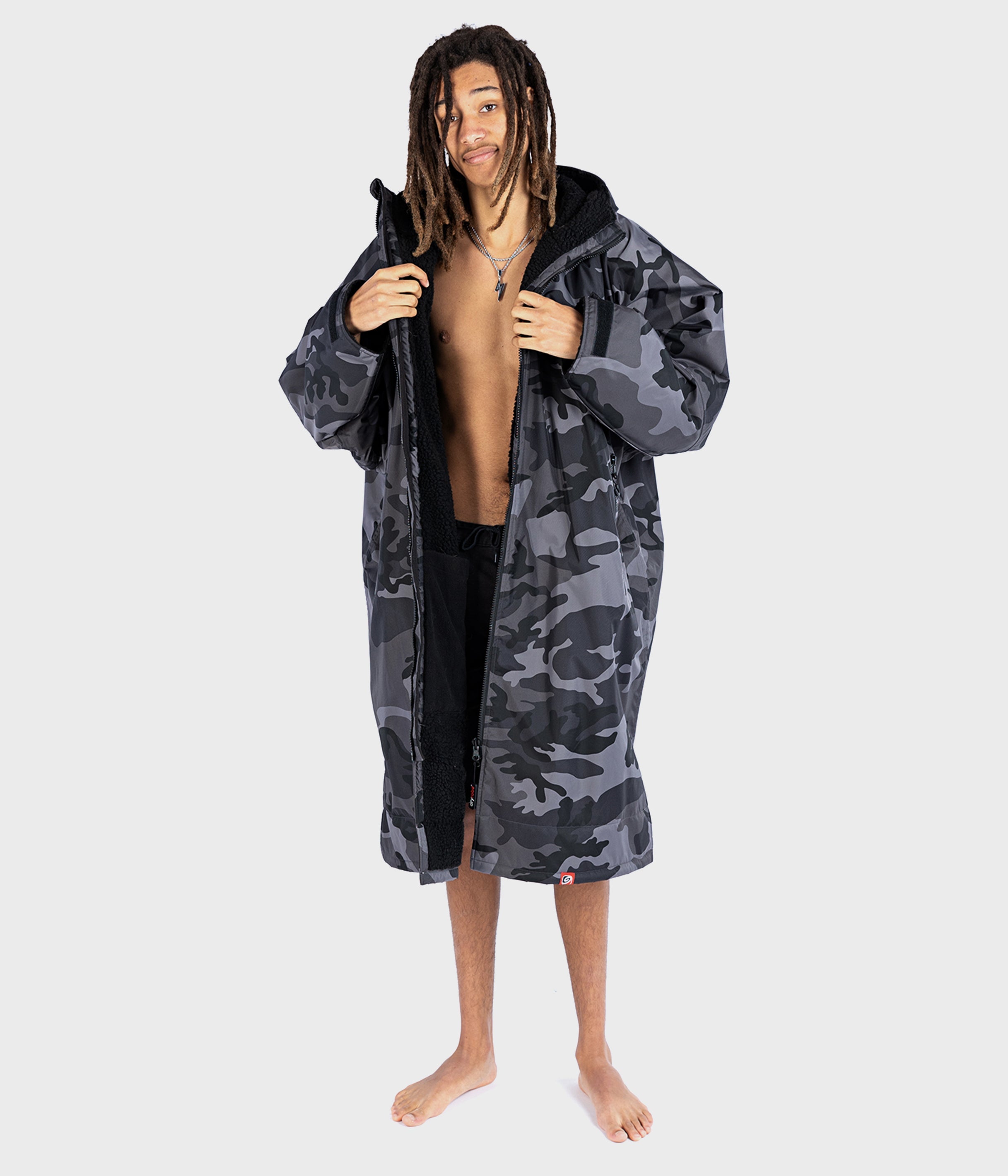 Dryrobe Advanced Long Sleeve - Black Camo