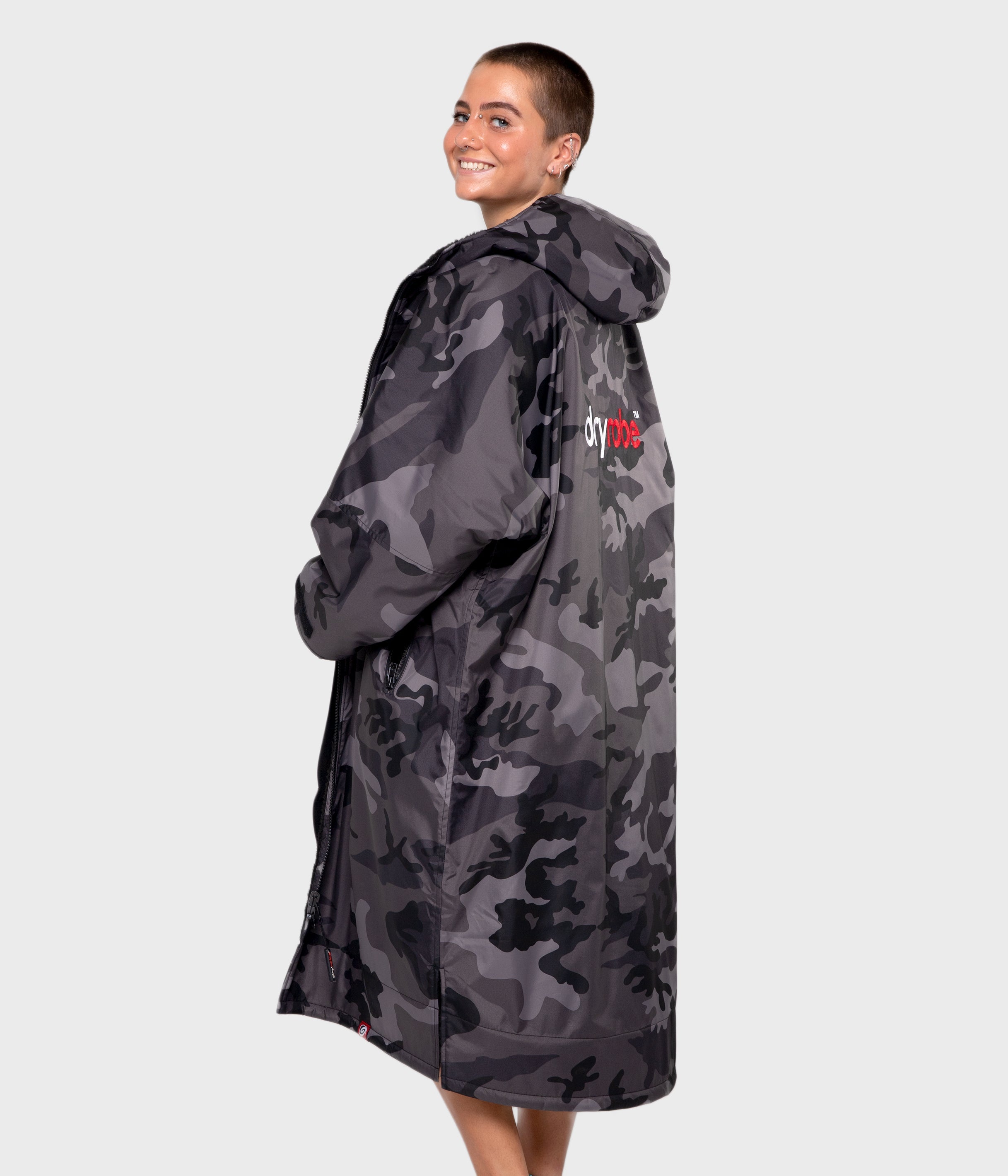 Dryrobe Advanced Long Sleeve - Black Camo