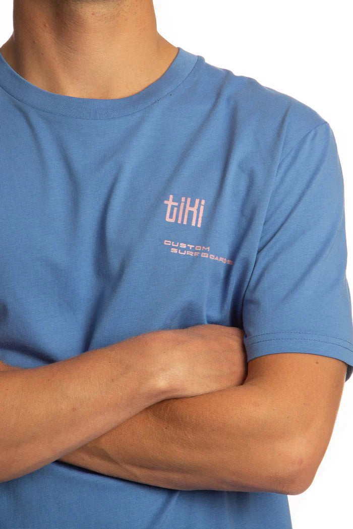 Tiki Nomad Short sleeve Tee / Ocean Blue
