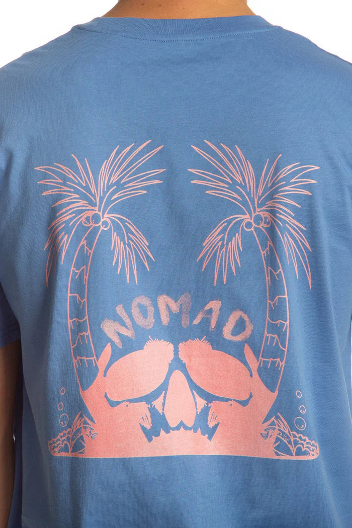 Tiki Nomad Short sleeve Tee / Ocean Blue