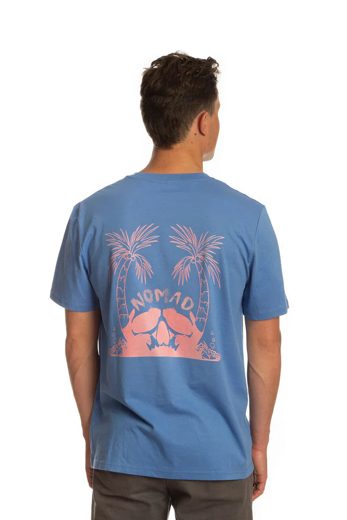 Tiki Nomad Short sleeve Tee / Ocean Blue