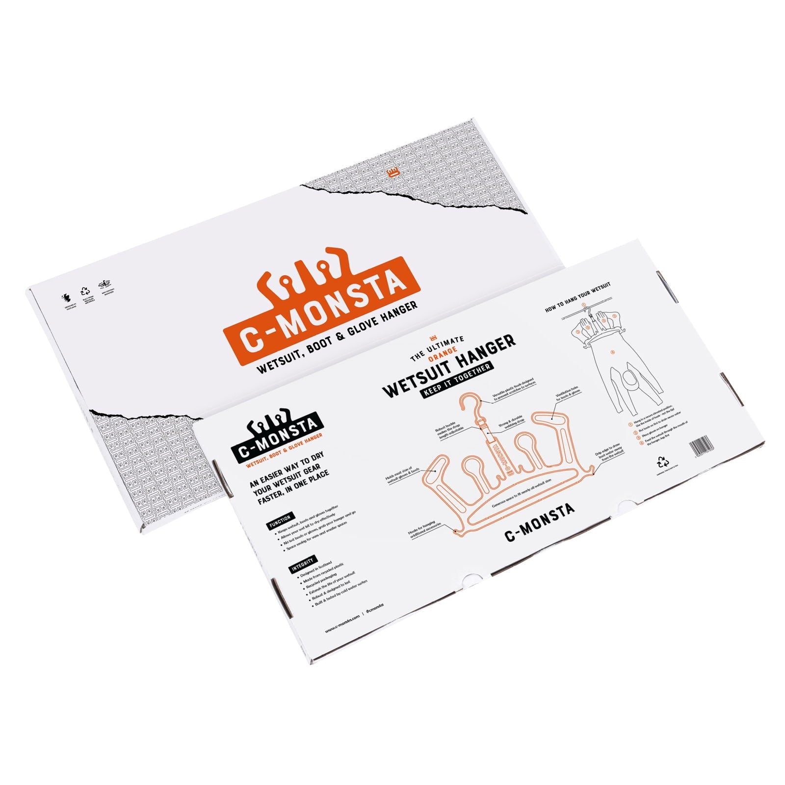 C-Monsta Wetsuit Hanger V2 - Orange (UK)