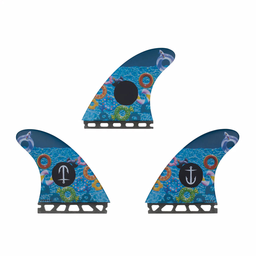 Captain Fin Co. CF Pool Party Tri - Medium (Futures) Tri Fin Set