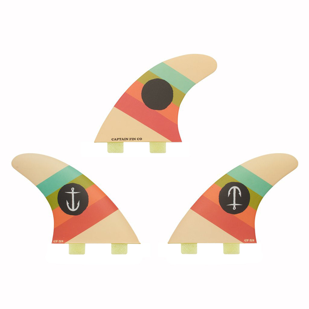 Captain Fin Co - CF Series Tri - XS/SM/MD/LG - Cream (FCS)
