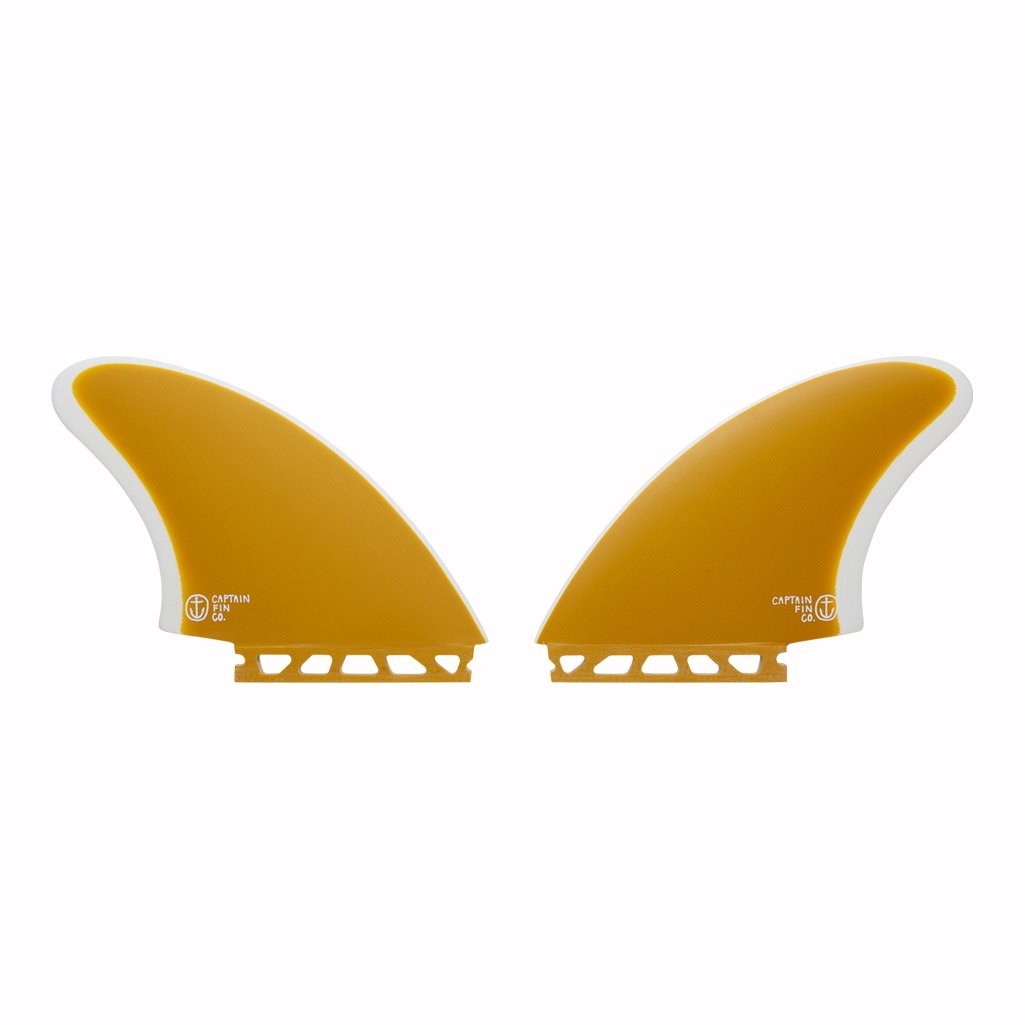 Captain Fin Co - CF Twin Keel - Large - Yellow (Futures)