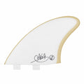 Captain Fin Co - Mikey February Twin Keel - Large - White (FCS)