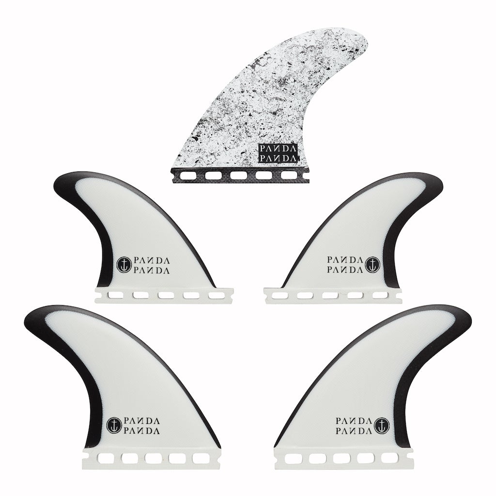 Panda 5 Fin - Black/White (Futures) - Captain Fin Co - UK