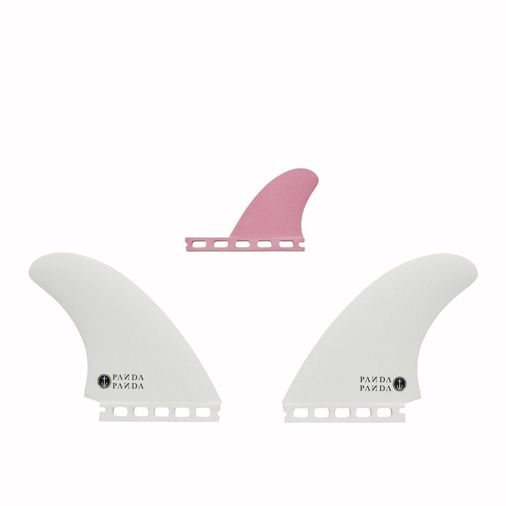 Captain Fin Co - Panda Twin + Trailer - Large - White/Pink (Futures)