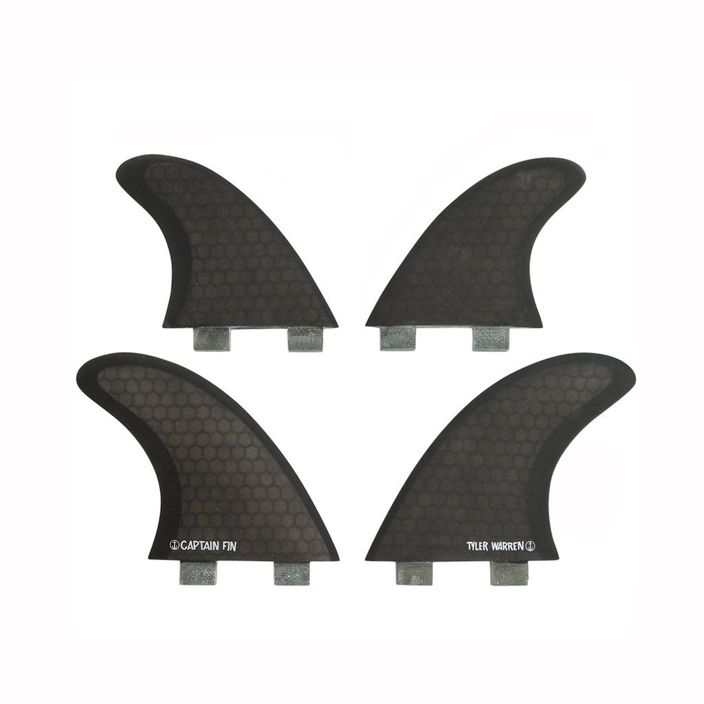 Captain Fin Co - Tyler Warren Quad - Medium - Black (FCS)