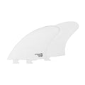Captain Fin Co - CF Twin Keel - Large - White (Snap-In / FCS II)