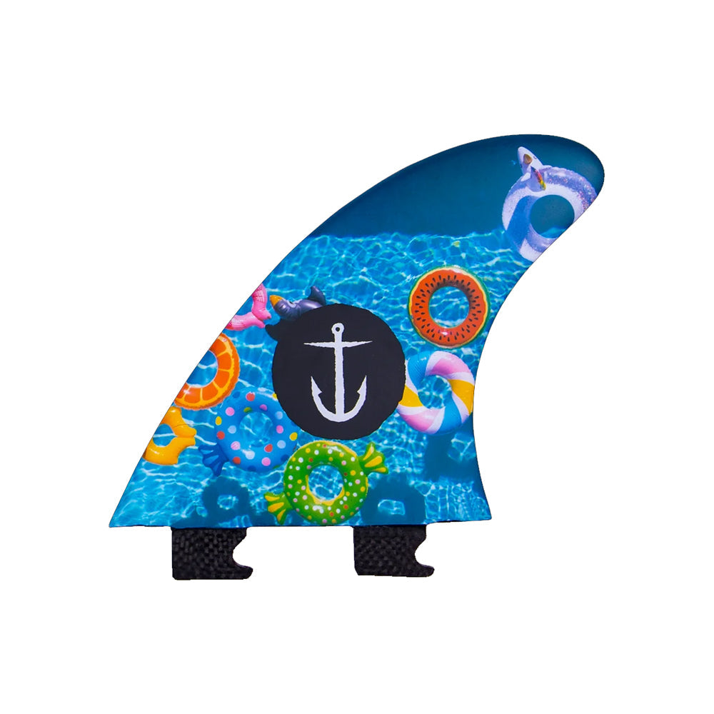 Captain Fin Co - CF Pool Party Tri - Medium - Blue (Snap-In / FCS II)