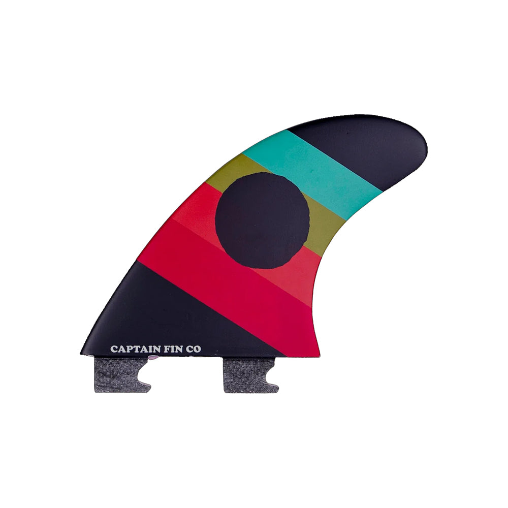 Captain Fin Co - CF Series 5 Fin - SM/MD/LG - Black (Snap-In / FCS II)