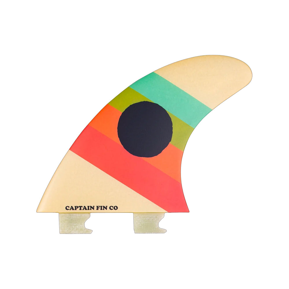 Captain Fin Co - CF Series Tri - XS/SM/MD/LG - Cream (Snap-In / FCS II)