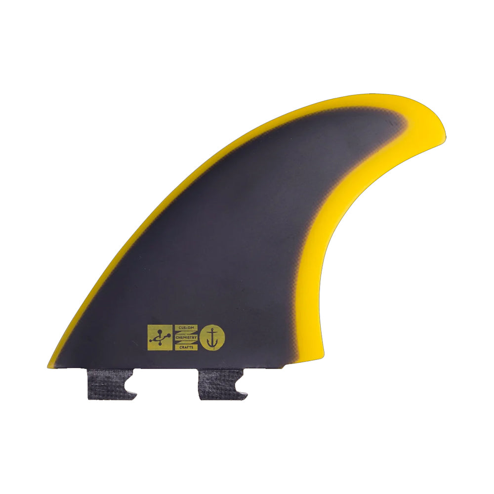 Captain Fin Co - Chemistry Twin - Medium - Black/Yellow (Snap-In/FCS II)