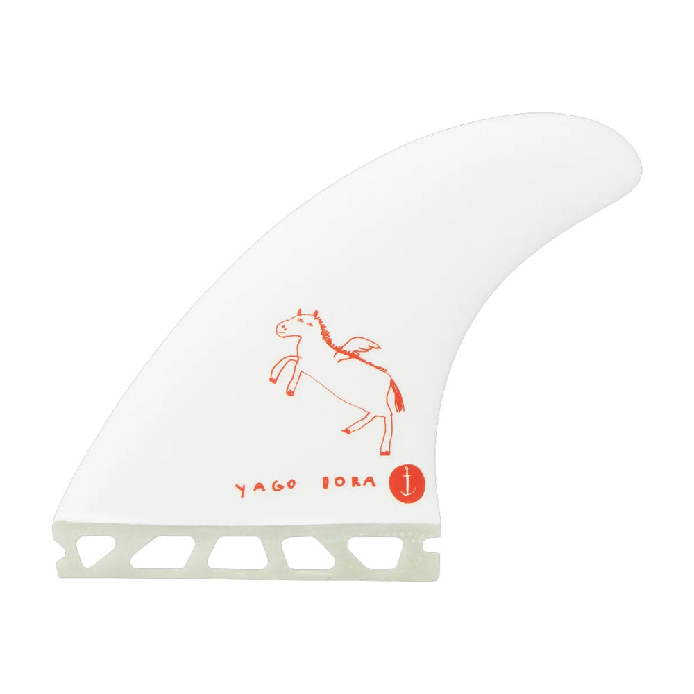 Captain Fin Co - Yago Dora Tri - MD/LG - White (Futures)