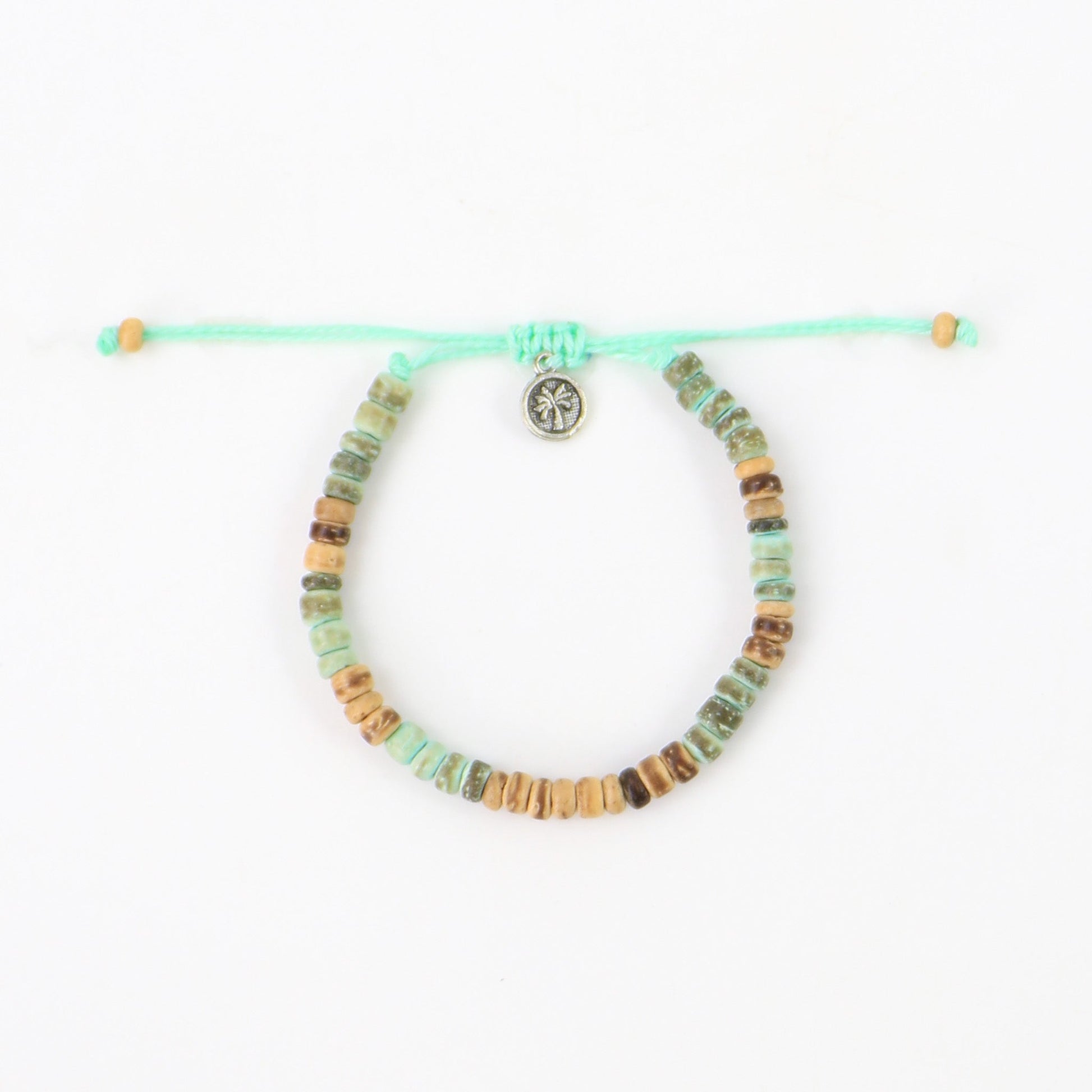 Laut Coconut Wood Beaded Anklet