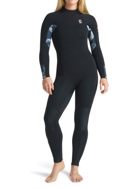 CSkins Ladies Solace 5/4 BZ Winter Wetsuit Black