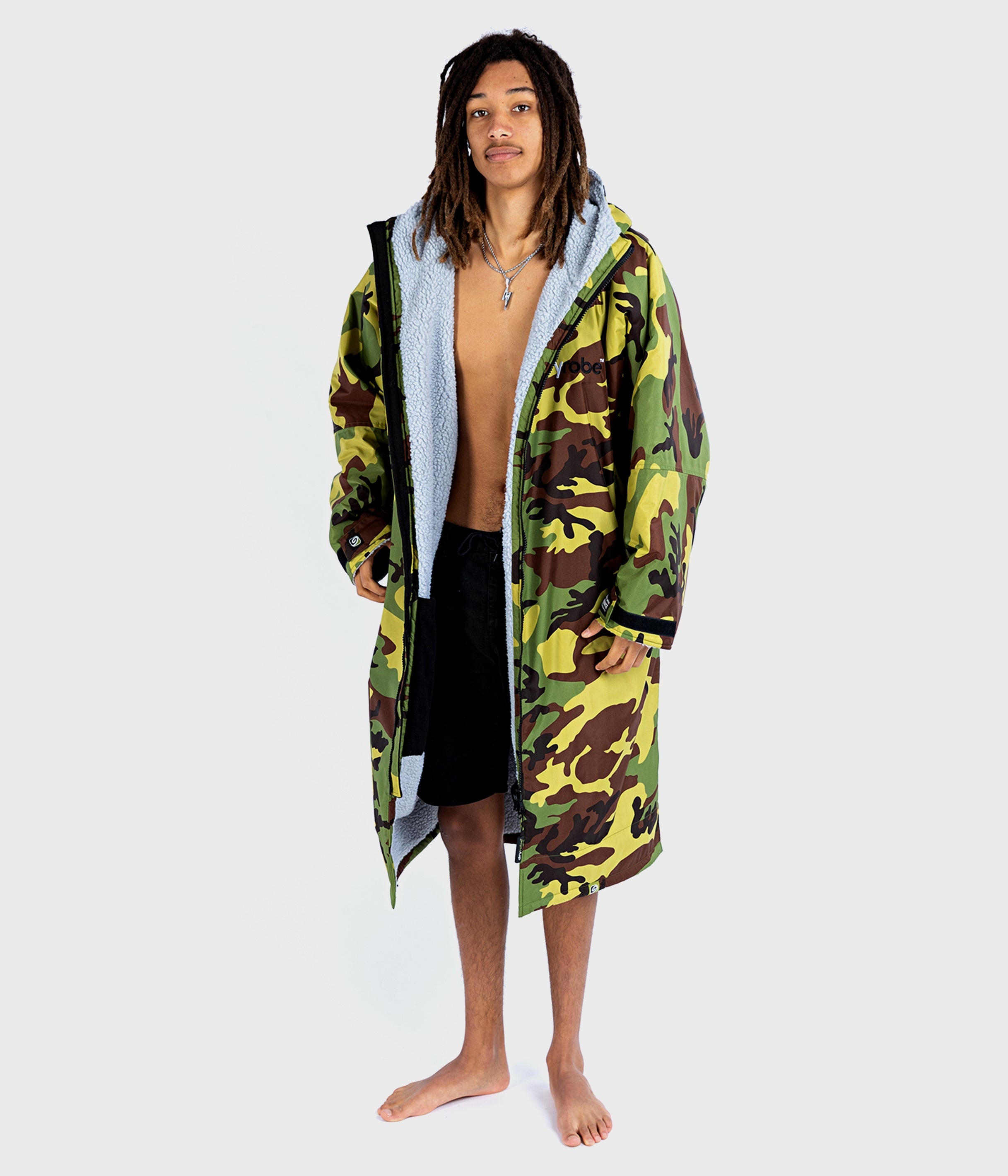 Dryrobe Advanced Long Sleeve - Camo Grey