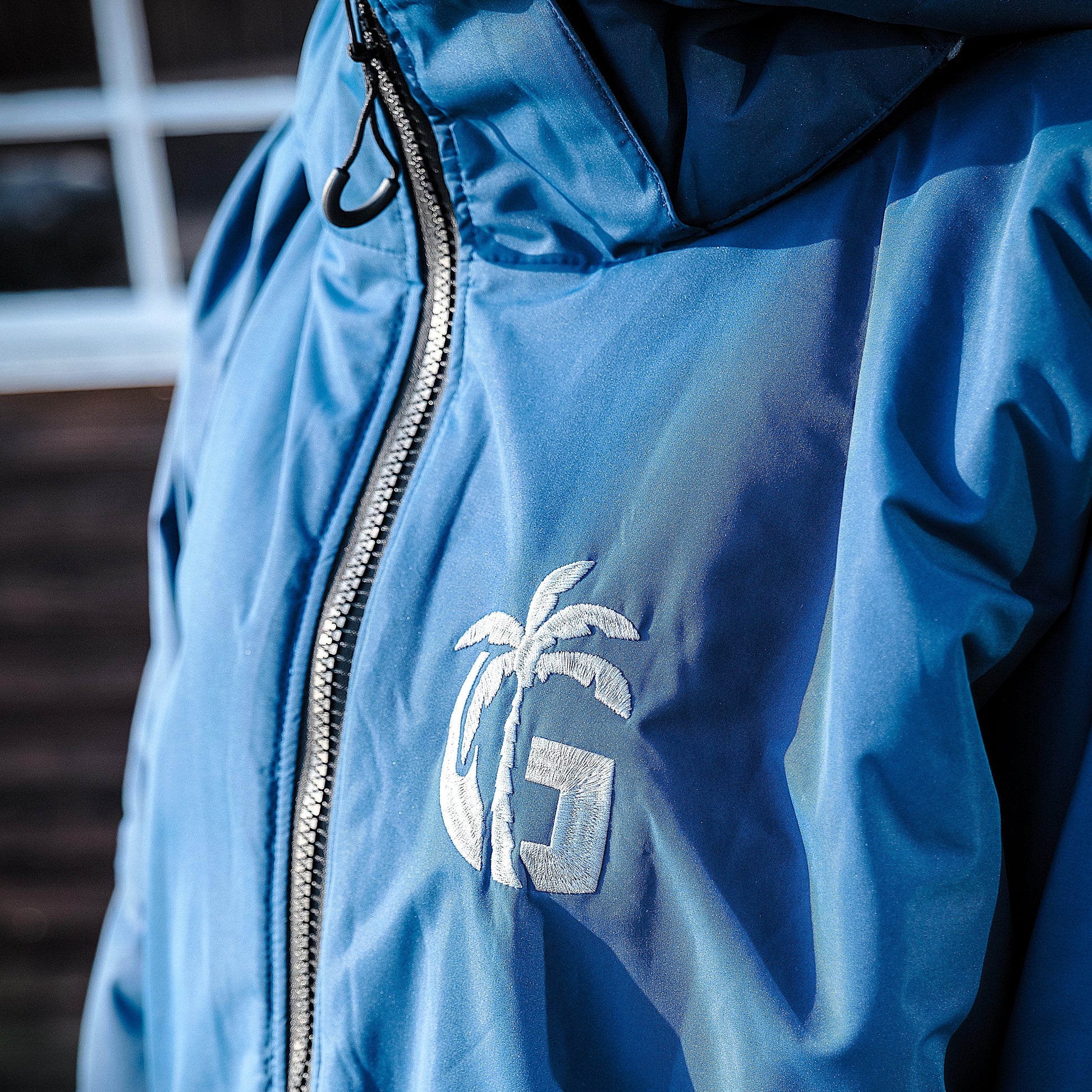 Gumbies Changing Robe (S-CAPE) - Navy & Grey