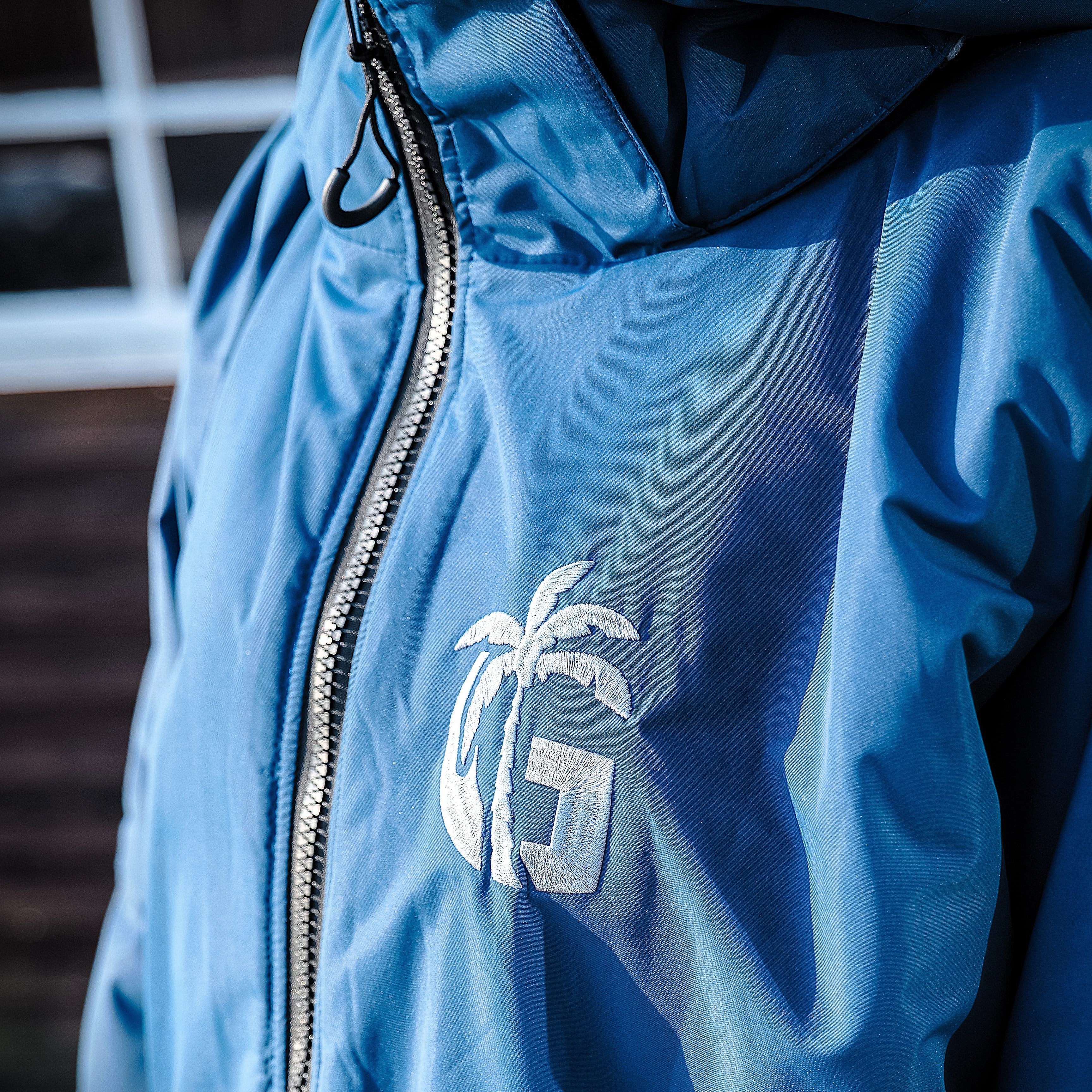 Gumbies Changing Robe (S-CAPE) - Navy & Grey