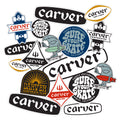 Carver Skateboards - 16x Sticker Pack