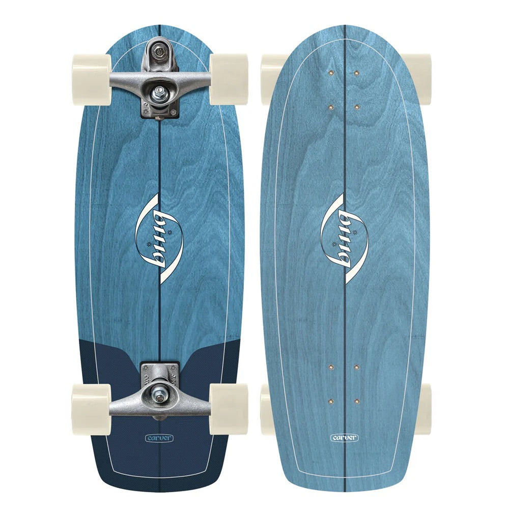 Carver 27.5" Bing Puck - C7 Complete Surfskate - Woodstain Colour