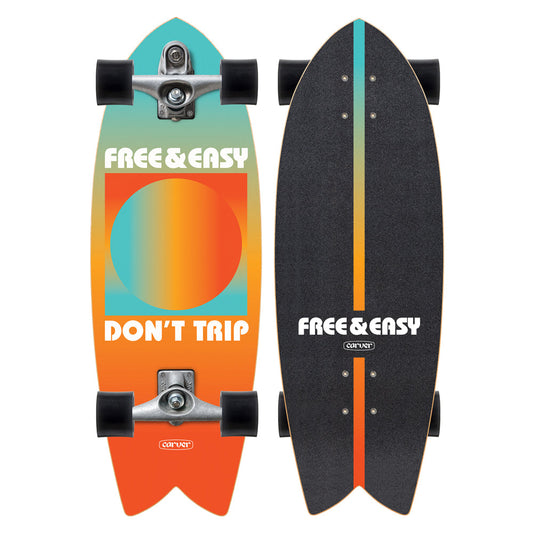 Carver 29.25" Free & Easy Gradient Sun - C7 Complete Surfskate