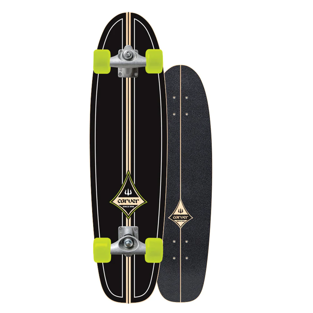 Carver 29" Surfrider - C5 Complete Surfskate - Black