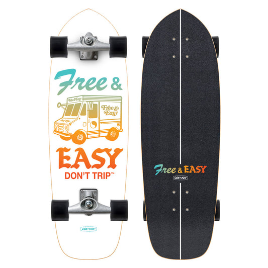 Carver 30.75" Free & Easy Paleta - CX Complete Surfskate