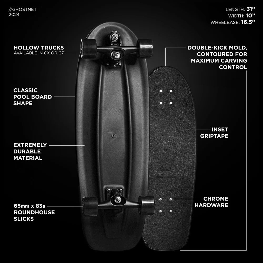 Carver Surfskate - 31" Ghostnet - C7 Complete